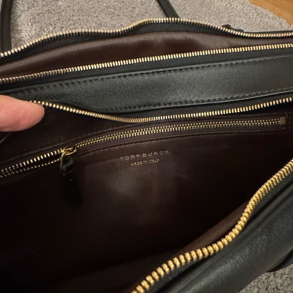 Tory Burch Black Marshmallow Satchel - Picture 13 of 16